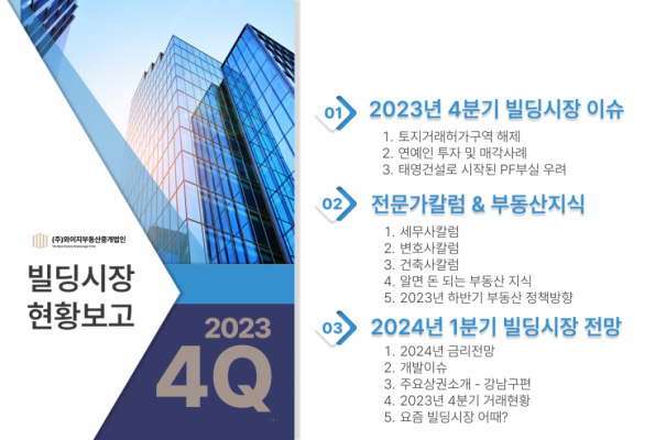 2023년 4분기 빌딩시장보고서